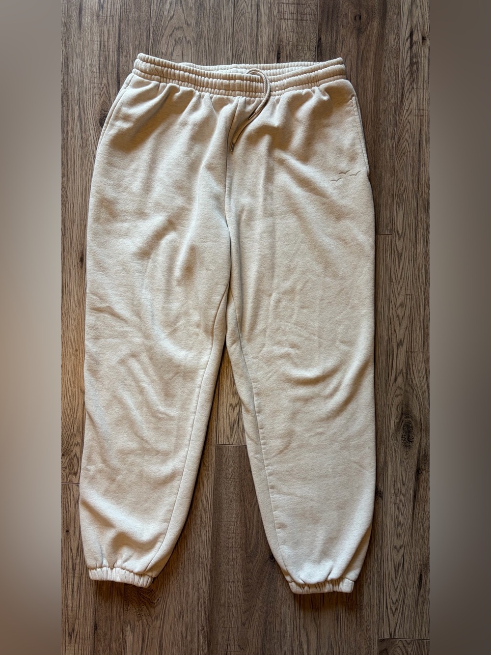 Lazypants Jogger Sweatpants - Cream/Off-White, XL